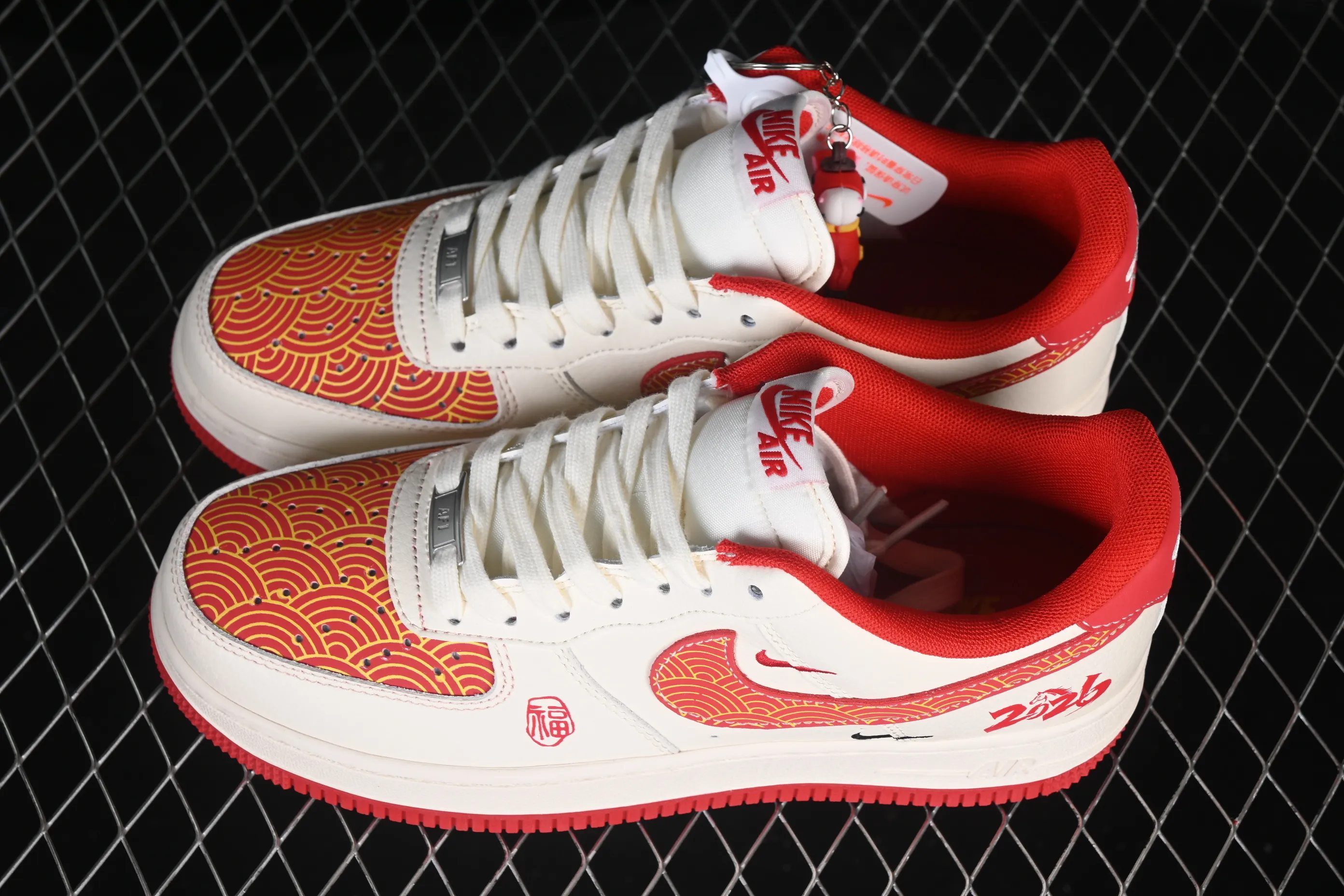 All categories Nk Air Force 1 Air Force series Nk Air Force 1 Low Air Force low-top Nike Air Force 1'07 Low red and gold interlaced Air Force 1 low-top casual sneakers MZ9588-838